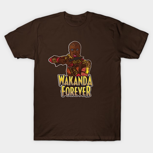 Wakanda Forever T-Shirt by AndreusD